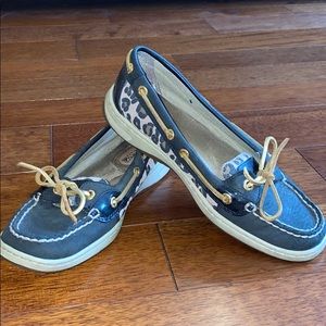Leopard Print Sperrys